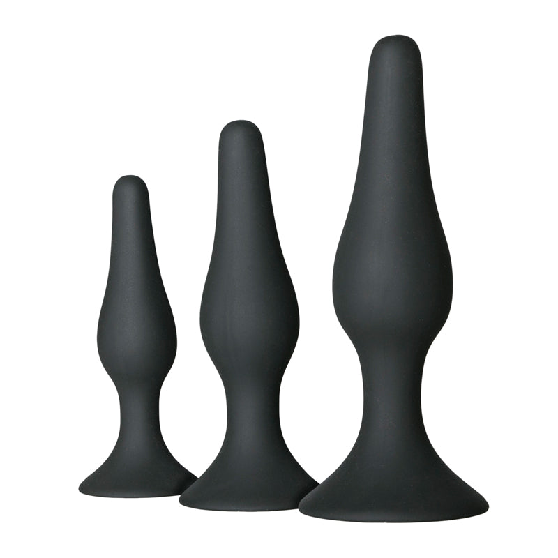 Siliconen buttplug training set