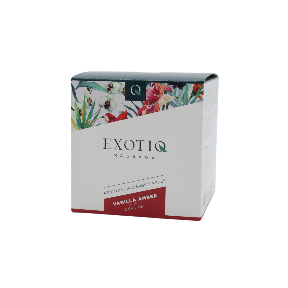 Grote massagekaars vanille amber