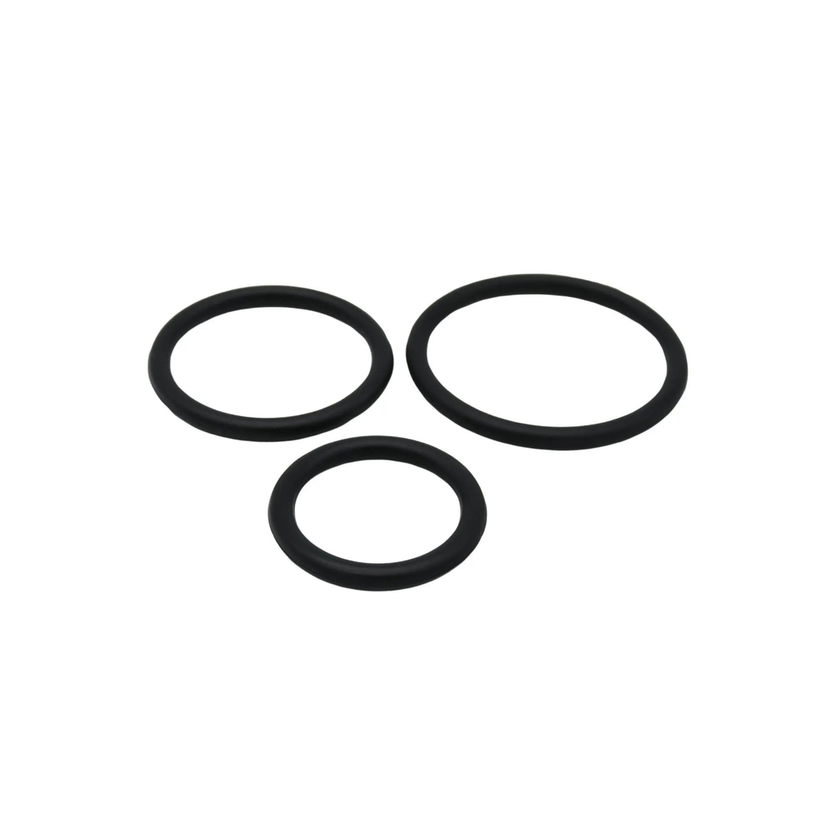 Set of three simple cock rings