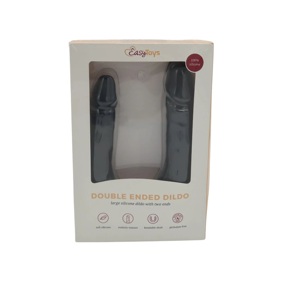 Lange siliconen dubbele dildo