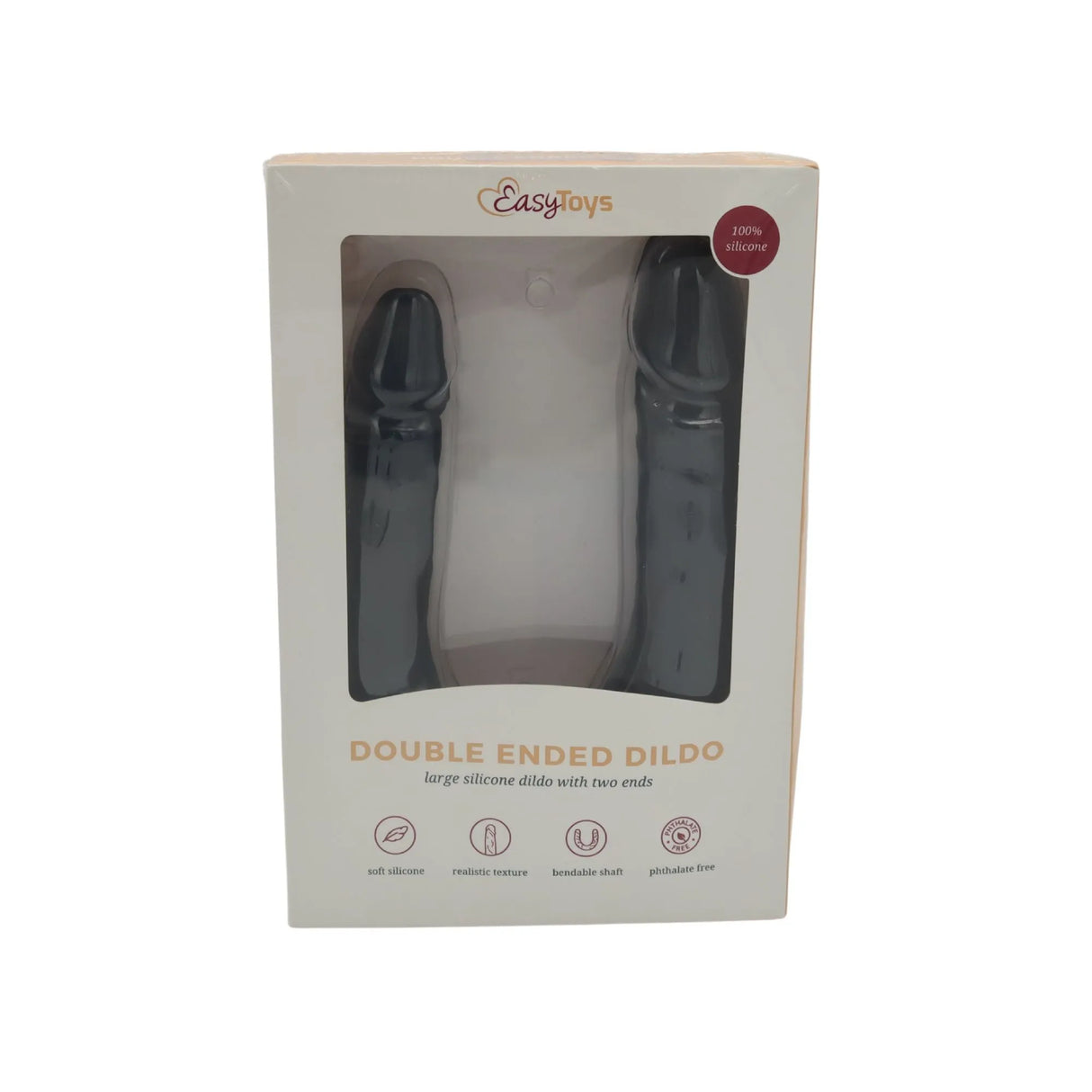 Lange siliconen dubbele dildo