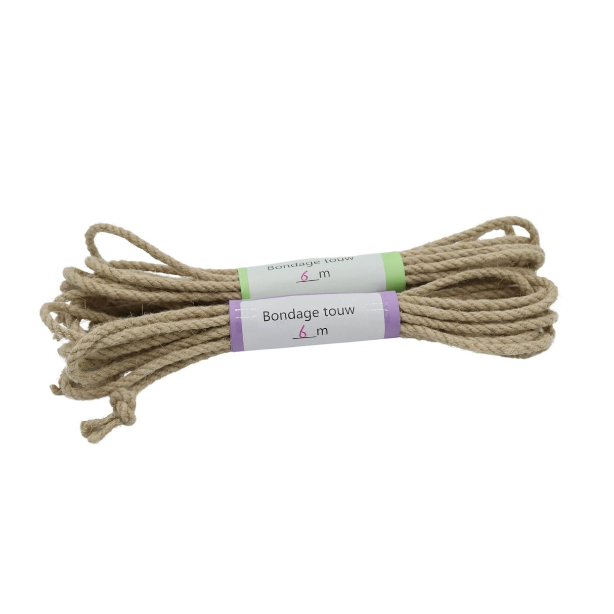 Bondagetouw hennep met eindknopen