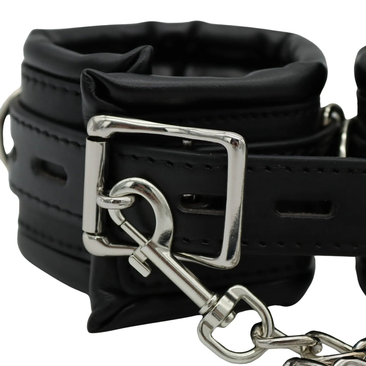 PU leather cuff set