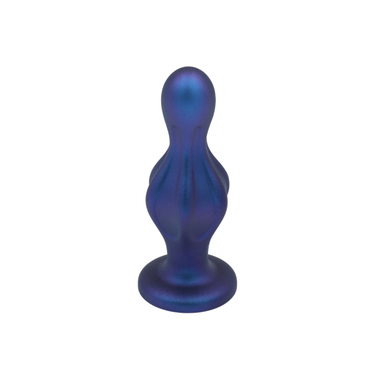 Golvende blauwe buttplug