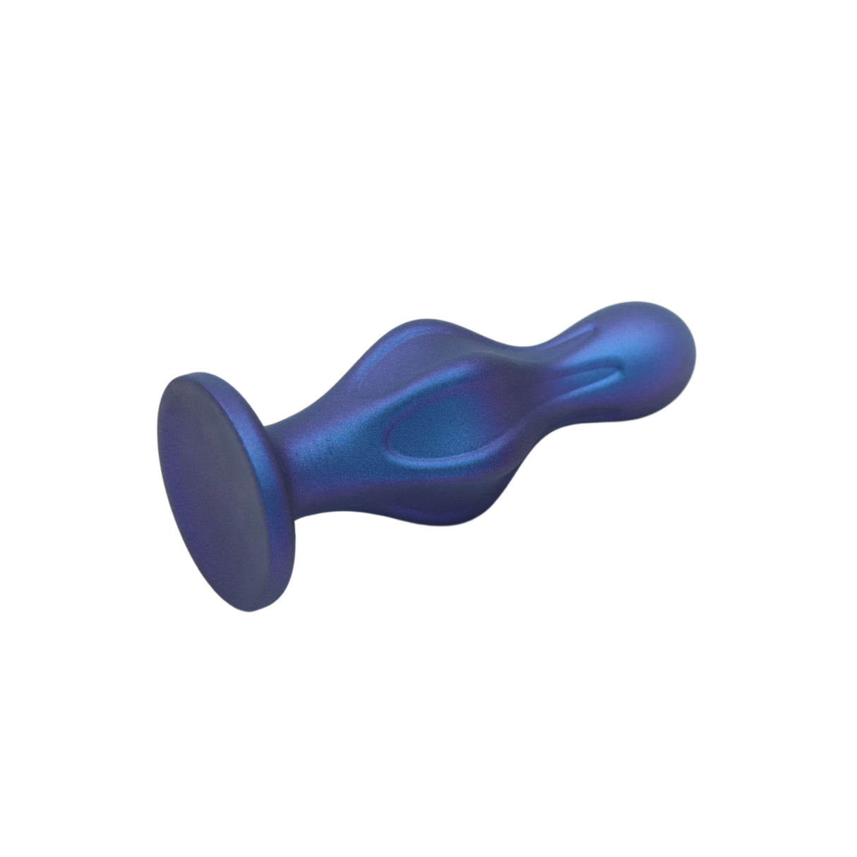 Golvende blauwe buttplug