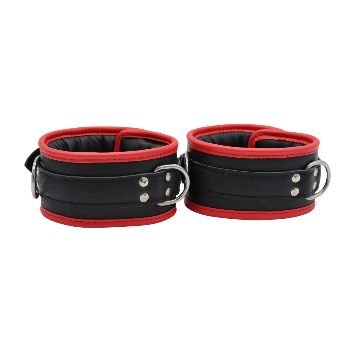 Echt leren boeienset met padding