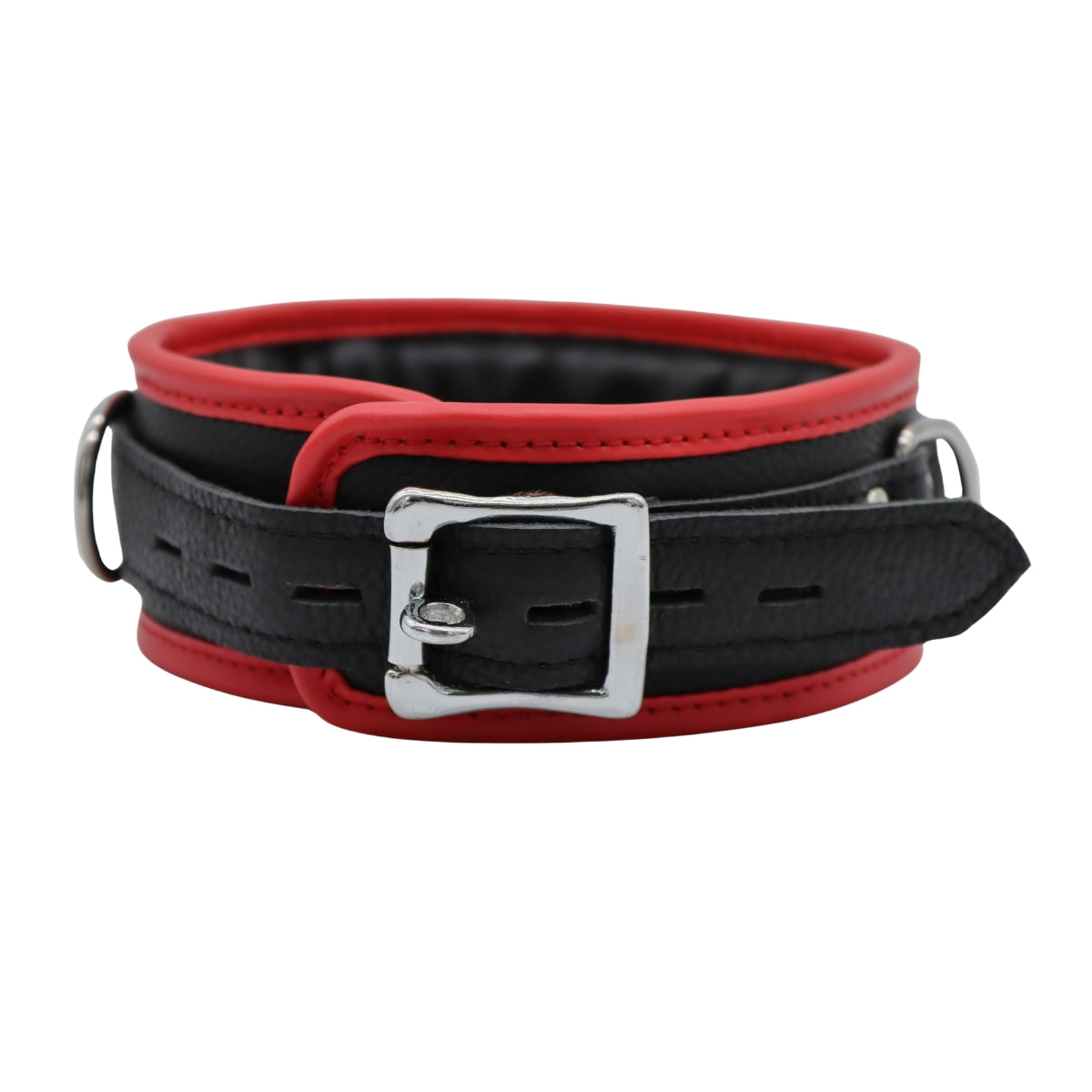 Echt leren boeienset met padding