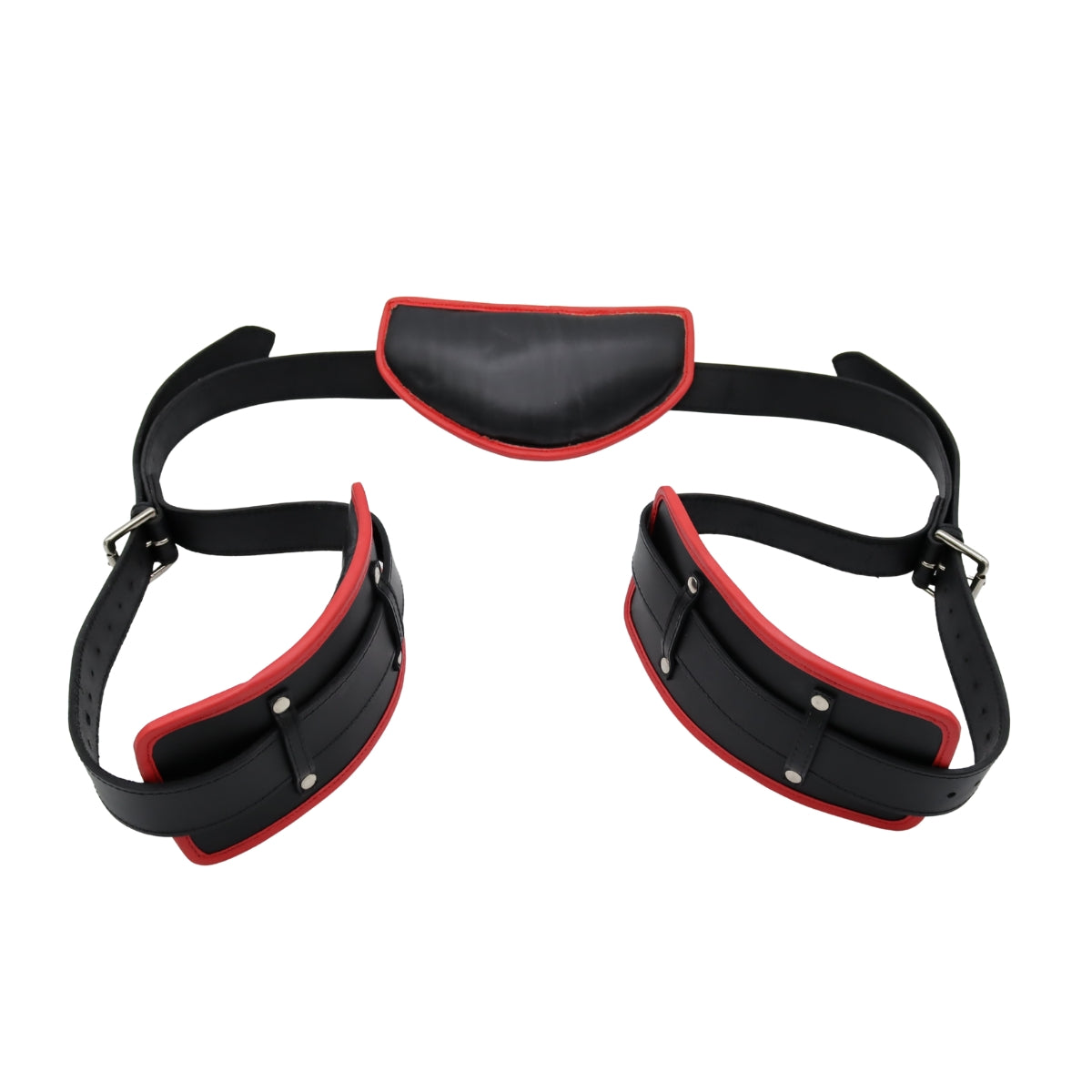 Echt leren missionarisriem met padding