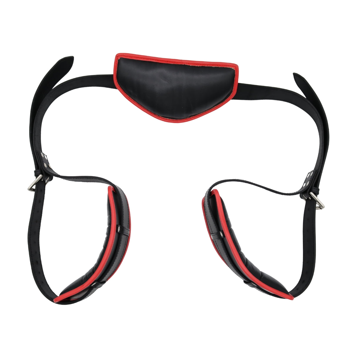 Echt leren missionarisriem met padding