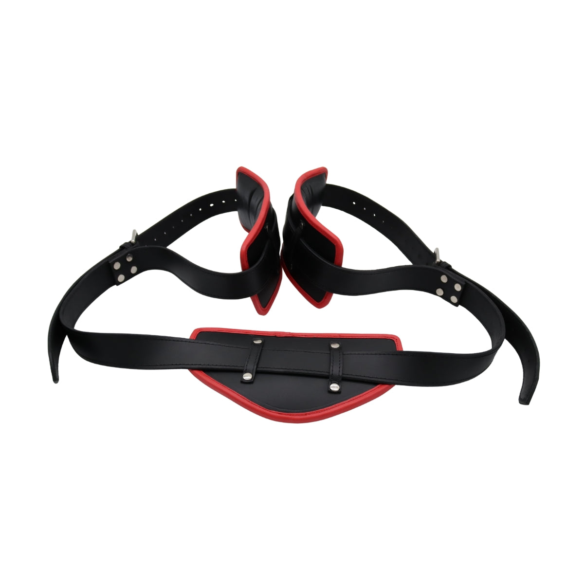 Echt leren missionarisriem met padding