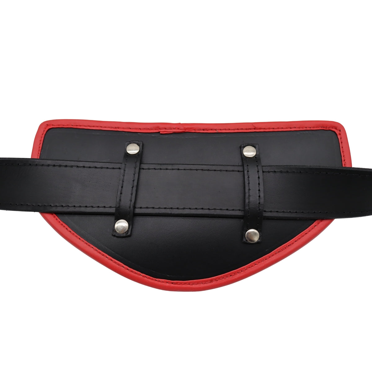 Echt leren missionarisriem met padding