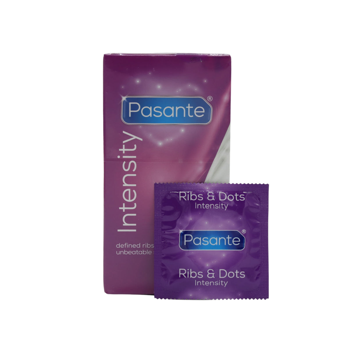 Pasante geribbelde condooms 12 stuks