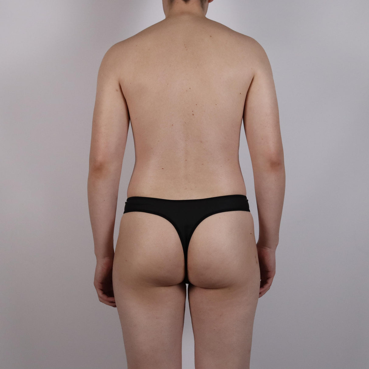 Sexy PU leren string met netstof voor mannen