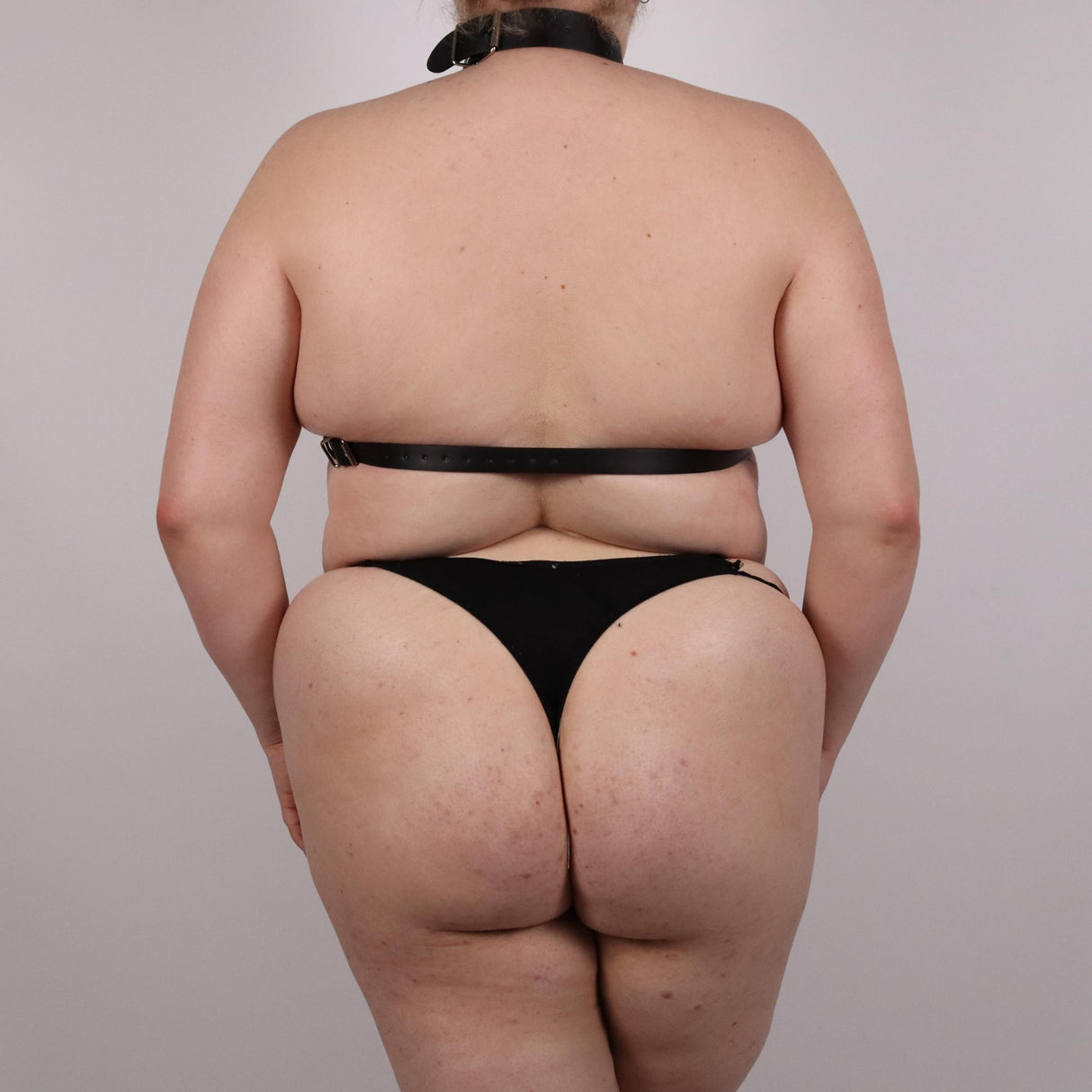 Verstelbaar PU leren borstharnas voor vrouwen