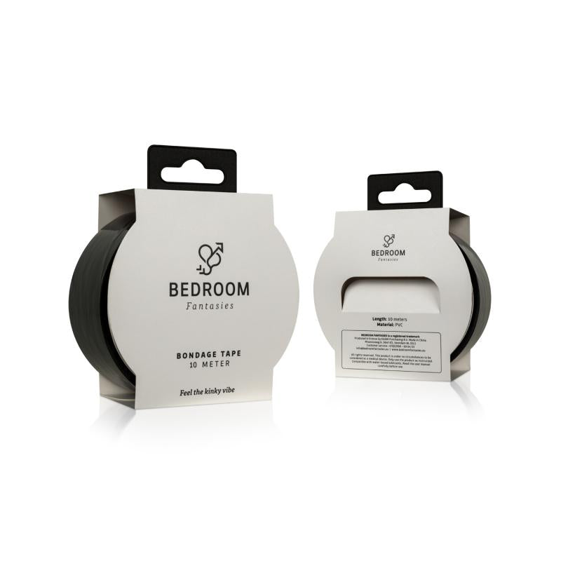 Zwarte bondage tape 20 meter