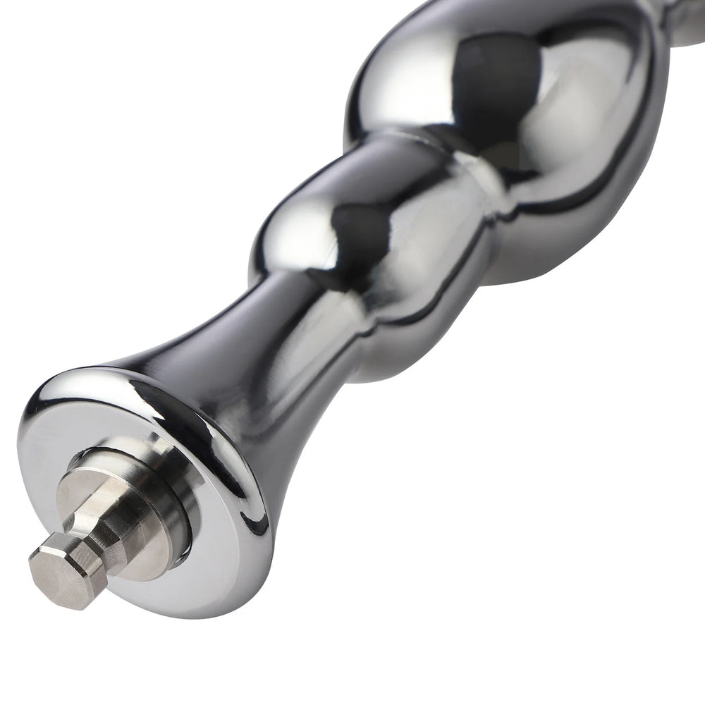 Hismith Anale geribbelde dildo KlicLok 21 cm