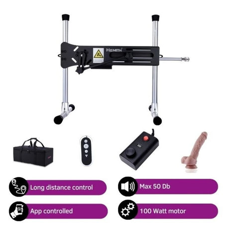 Hismith Pro 1 seksmachine 2.0 met dildo en afstandsbediening