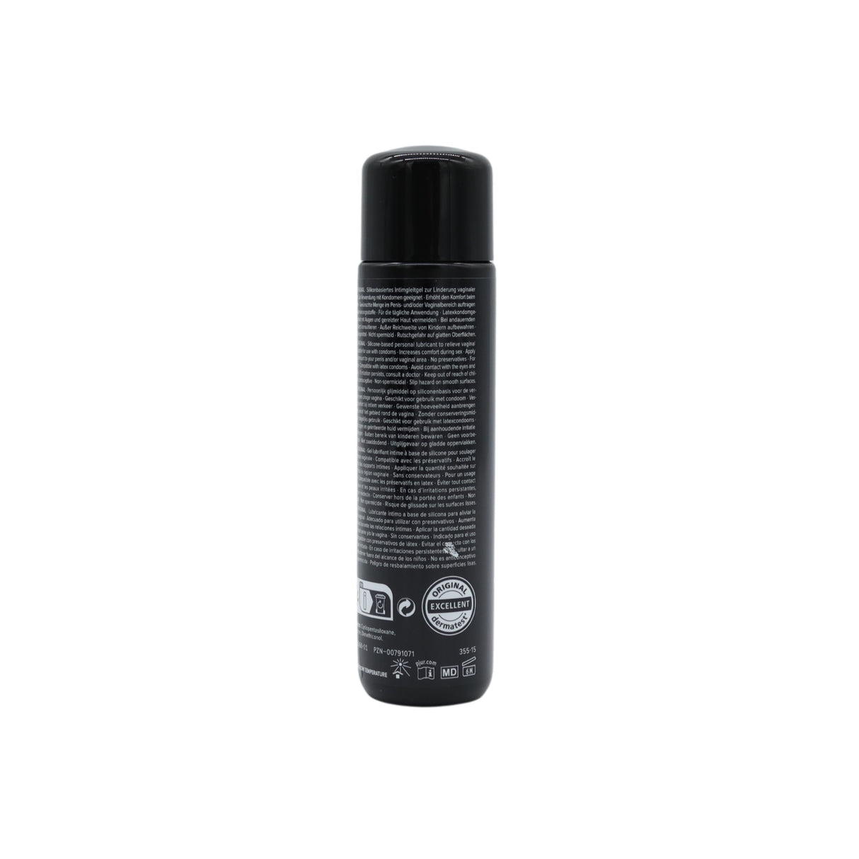 Achterkant van Pjur original siliconen glijmiddel 100 ml