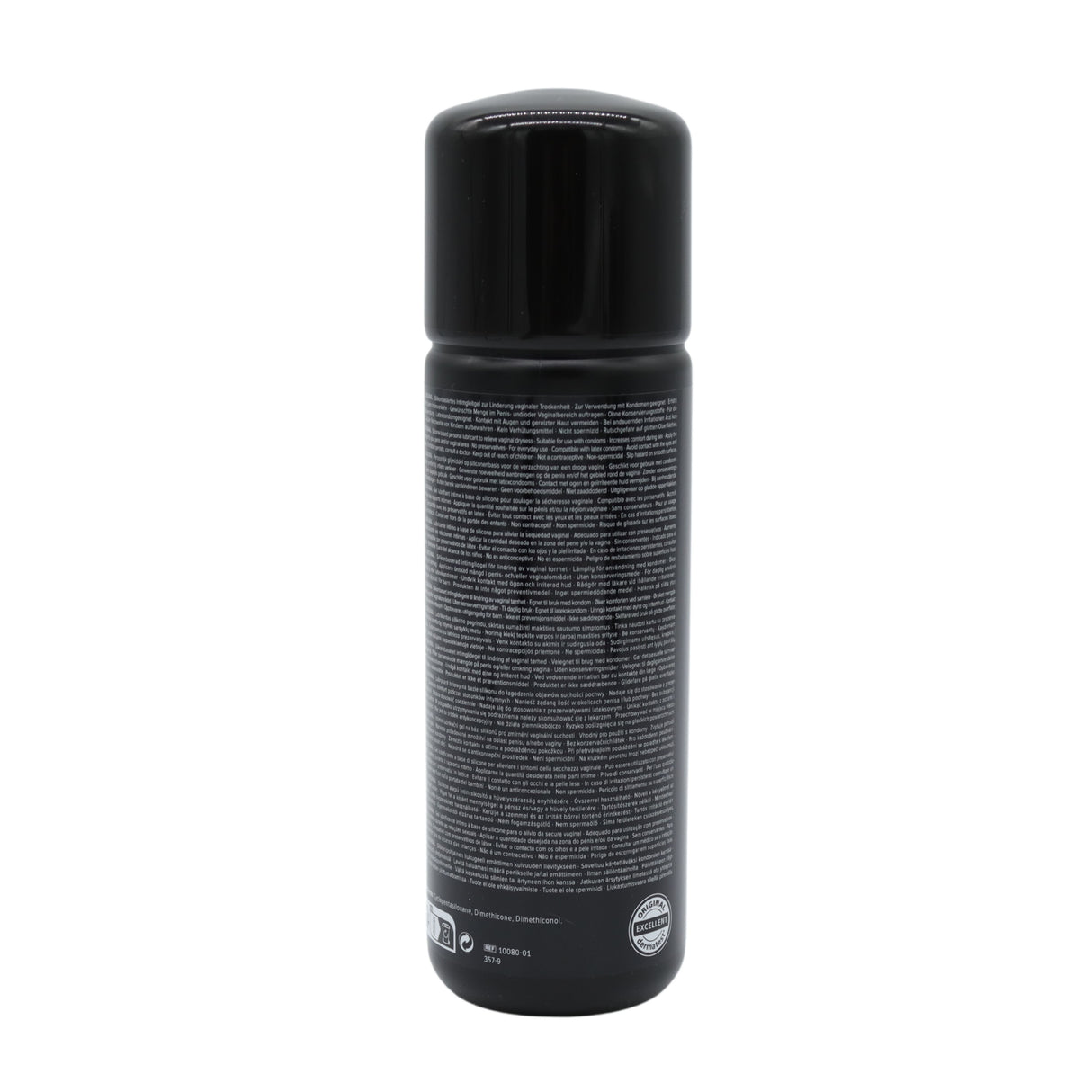Achterkant van Pjur original siliconen glijmiddel 500 ml