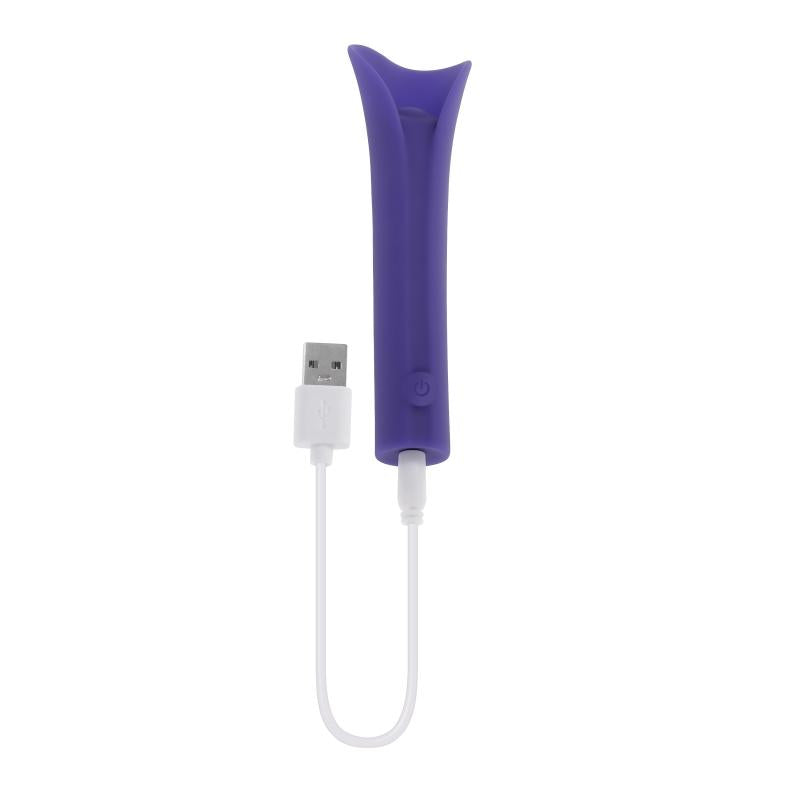 Evolved full coverage vibrator paars