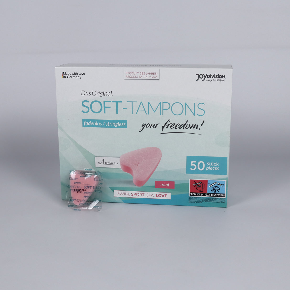 50 stuks mini soft tampons van Joydivision