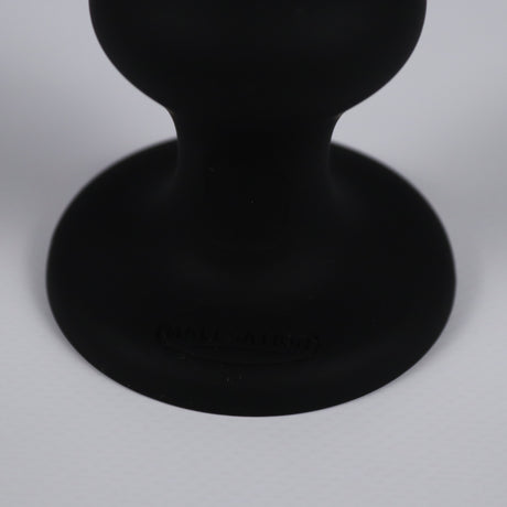 Large ribbed silicone butt plug