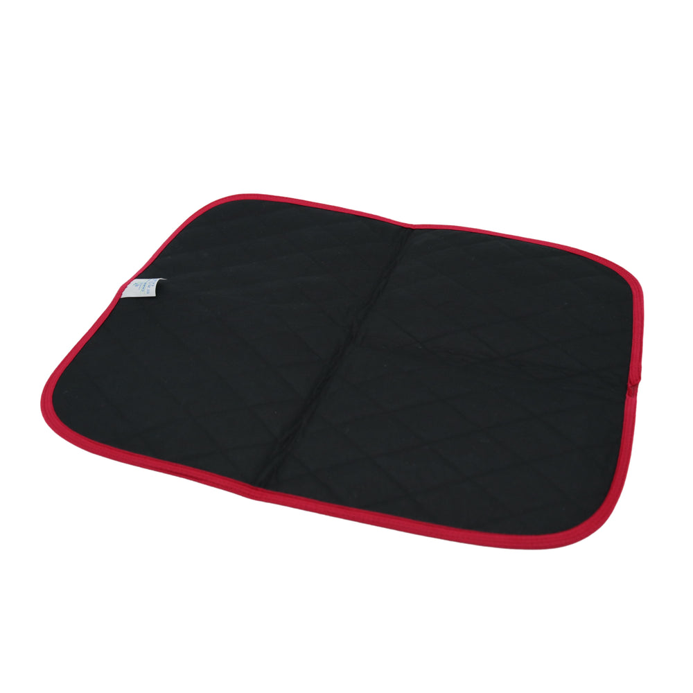 Kleine rode uitwasbare squirt onderlegger met antislip onderkant