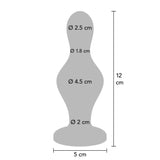 Golvende blauwe buttplug