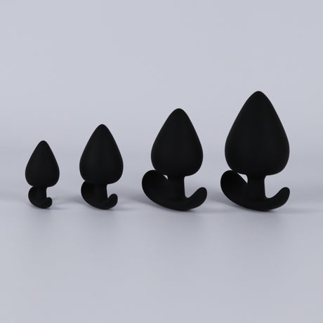 Siliconen buttplugs met anker