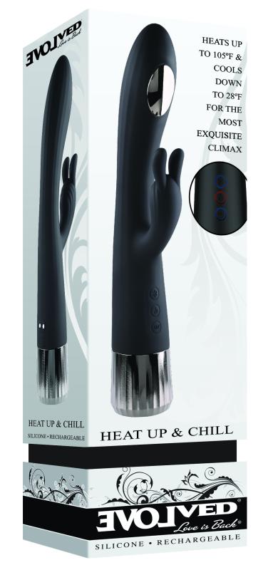 Evolved verwarmende en koelende rabbit vibrator