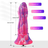 Hismith Fantasy dildo KlicLok en zuignap 26 cm