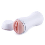 Hismith Pocket pussy KlicLok vibrerend wit