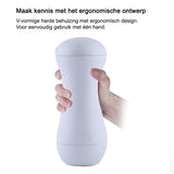 Hismith Pocket pussy KlicLok vibrerend wit